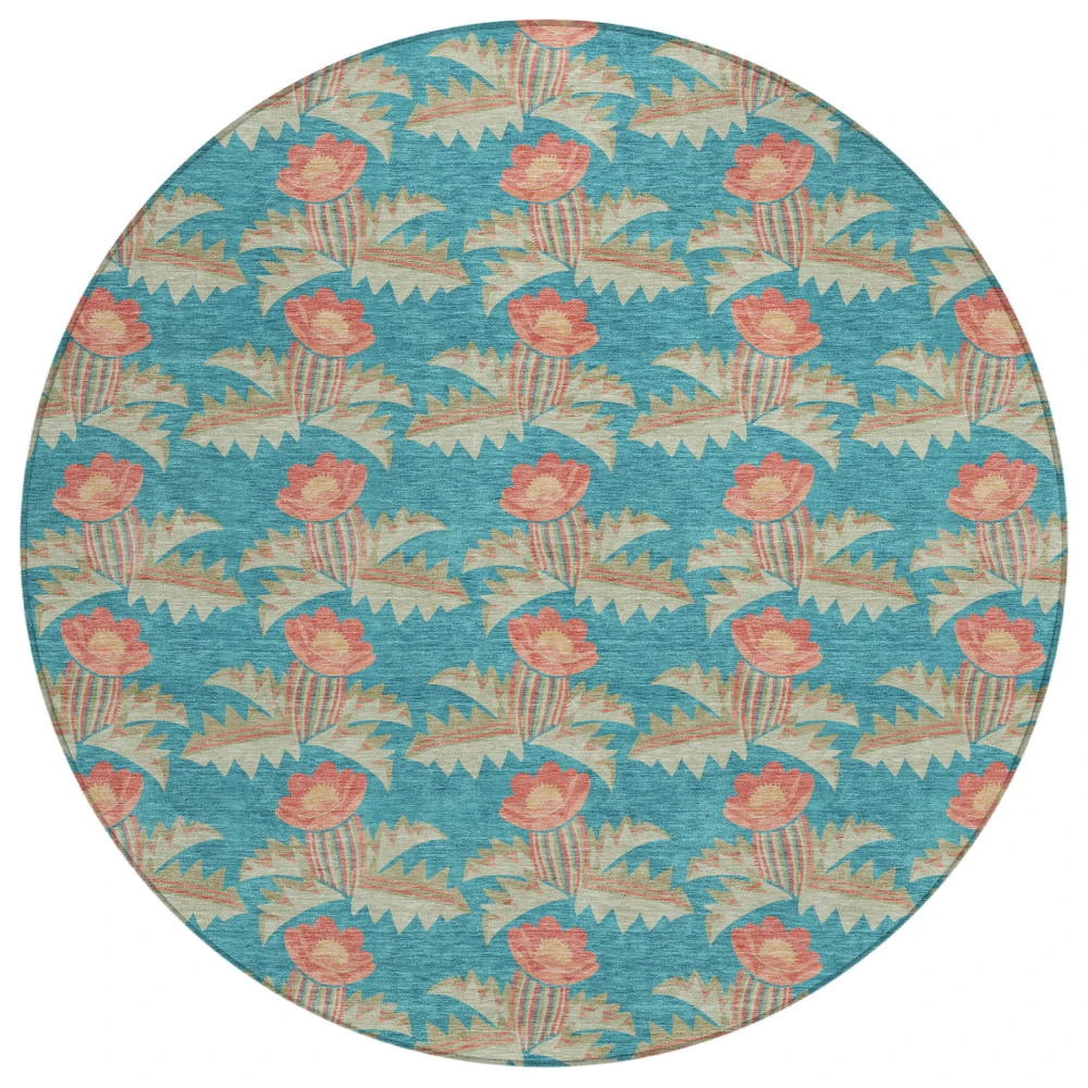 Chantille ACN2684 Turquoise 8' x 8' Rug
