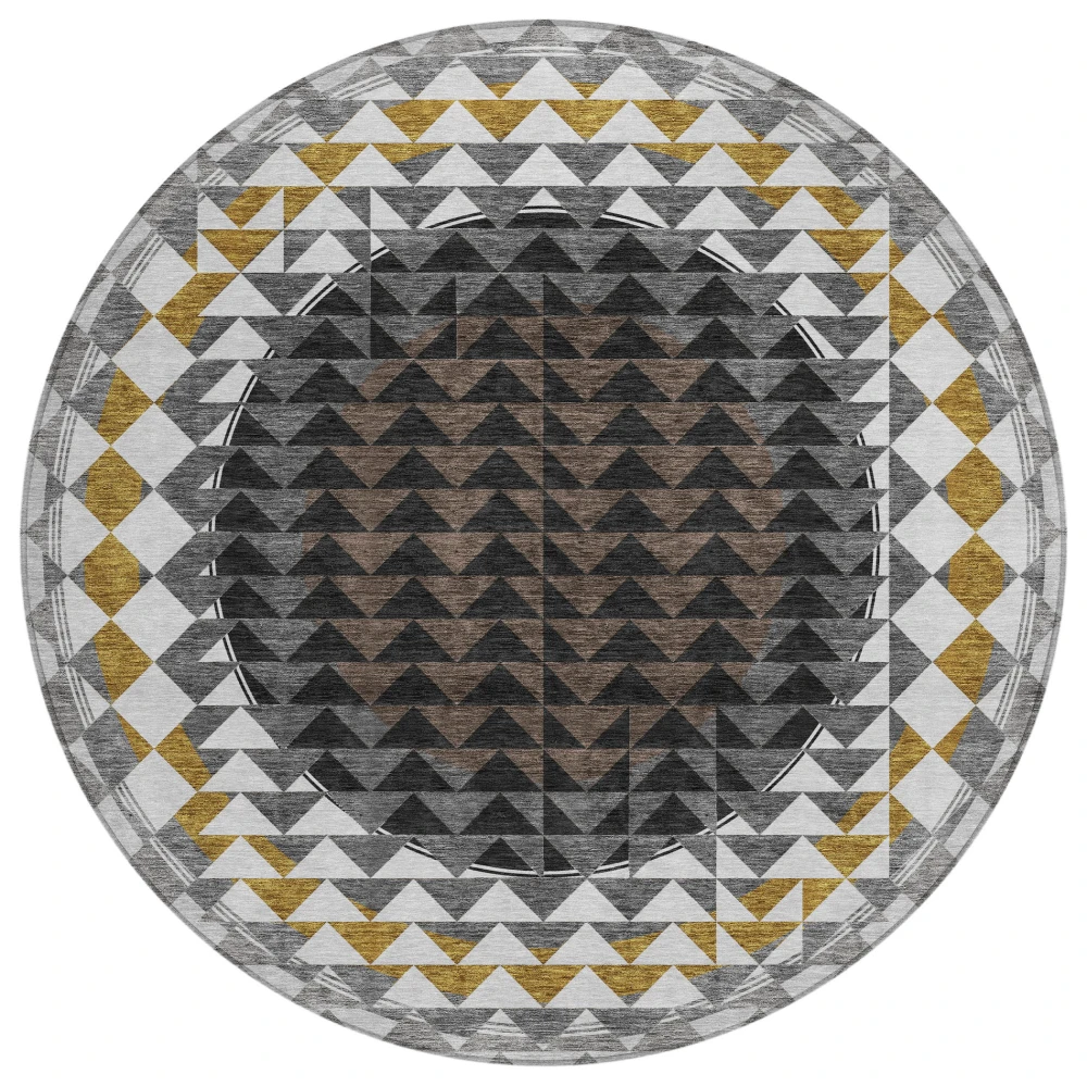 Chantille ACN2685 Black 8' x 8' Rug