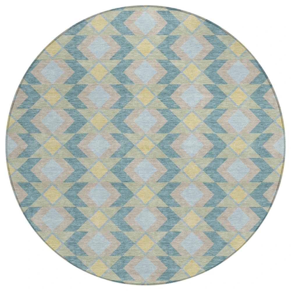 Chantille ACN2687 Teal 8' x 8' Rug
