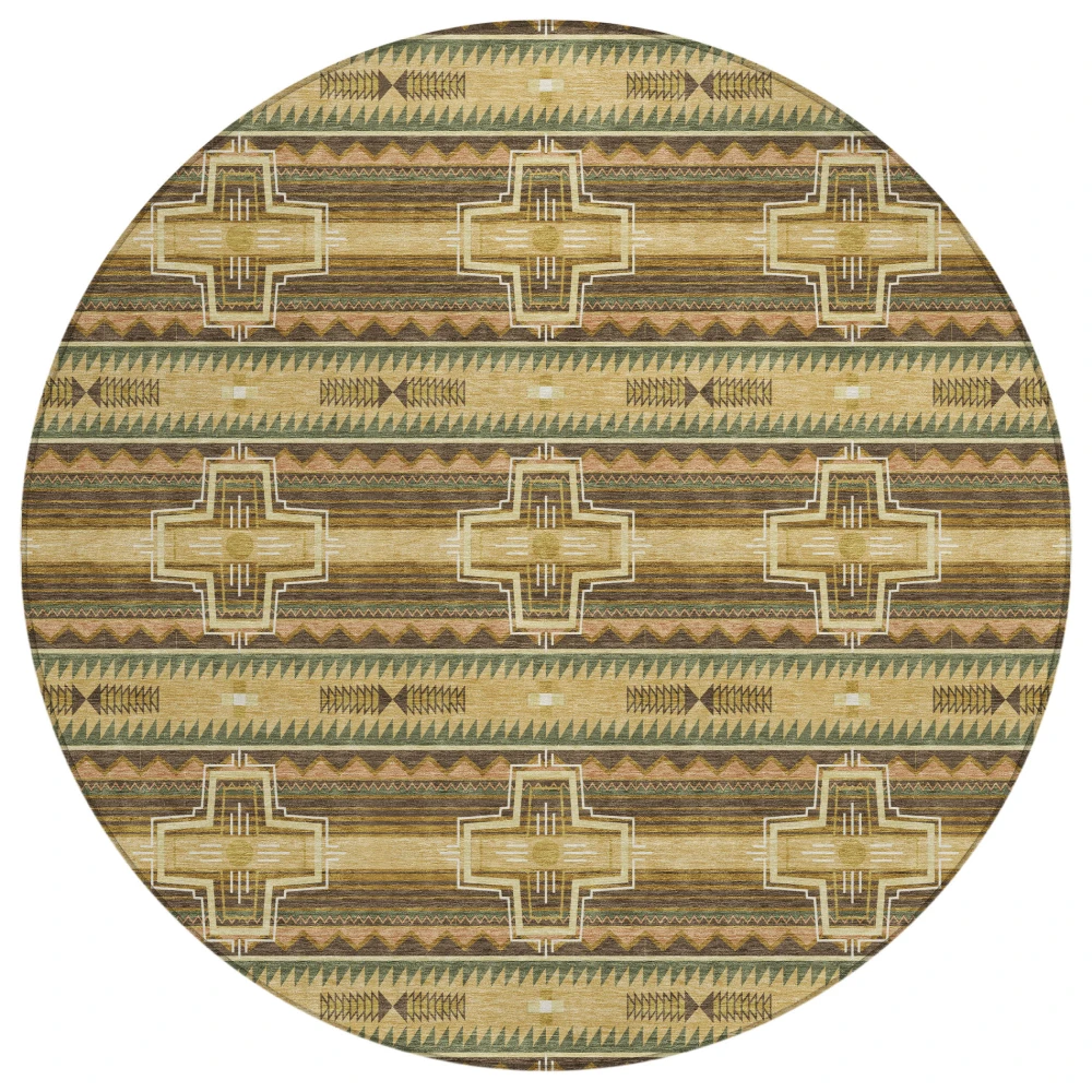 Chantille ACN2688 Gold 8' x 8' Rug