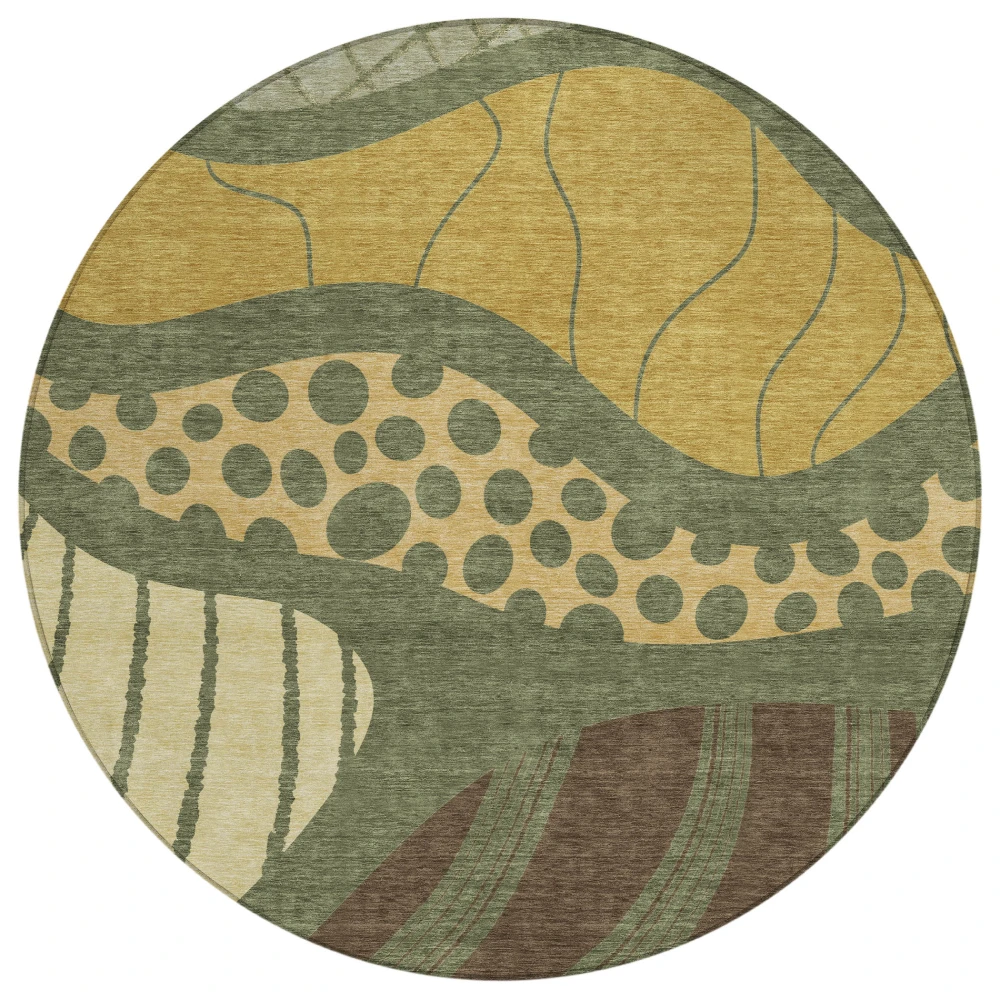 Chantille ACN2689 Olive 8' x 8' Rug