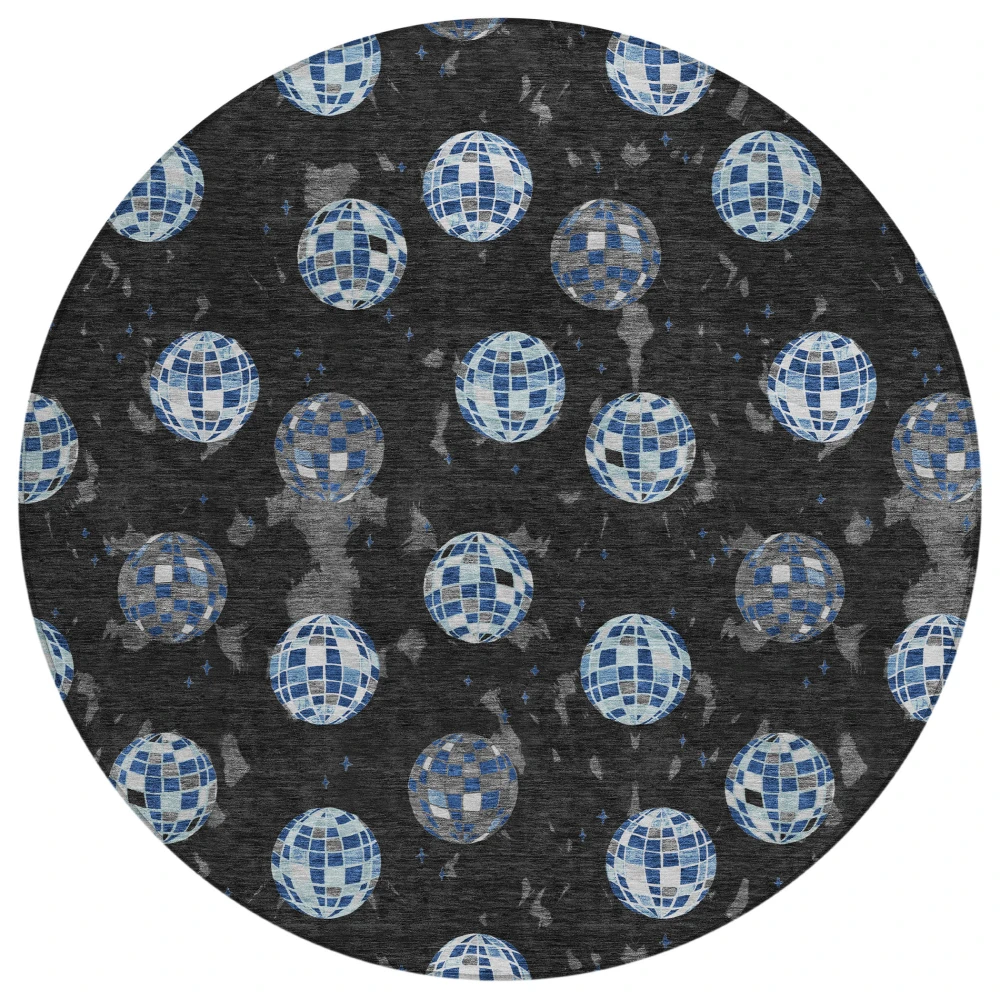 Chantille ACN2690 Black 8' x 8' Rug