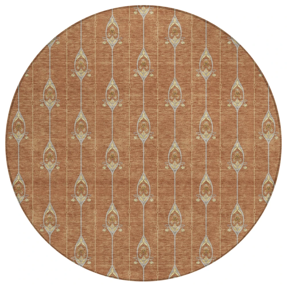 Chantille ACN2691 Rust 8' x 8' Rug