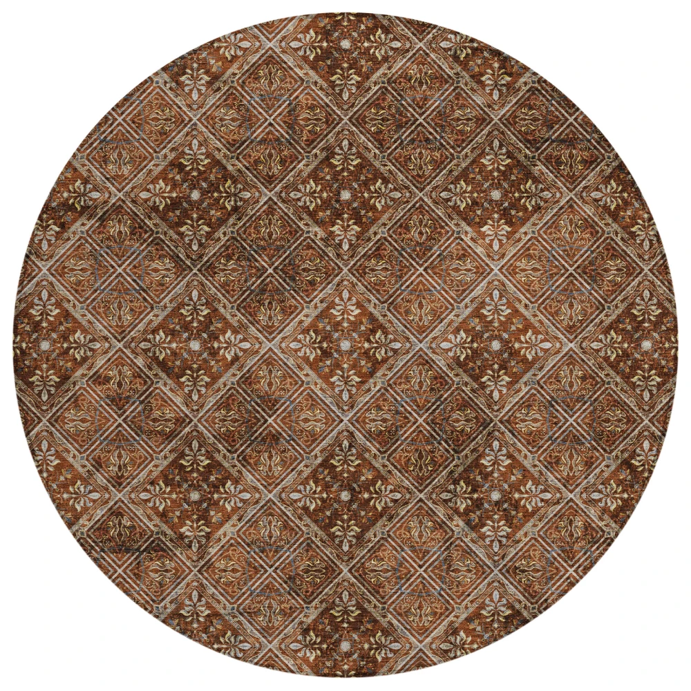 Chantille ACN2692 Brick 8' x 8' Rug