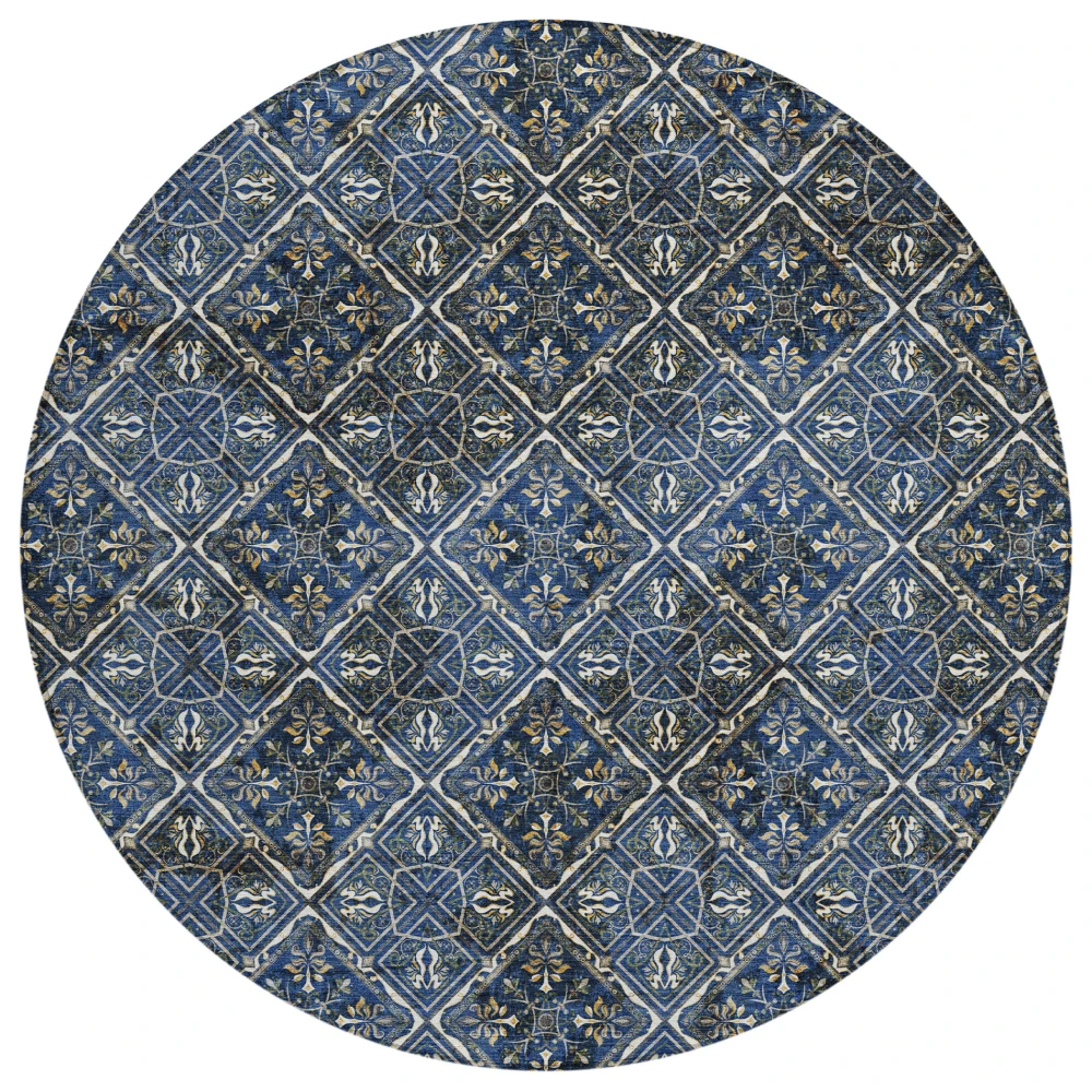Chantille ACN2692 Navy 8' x 8' Rug