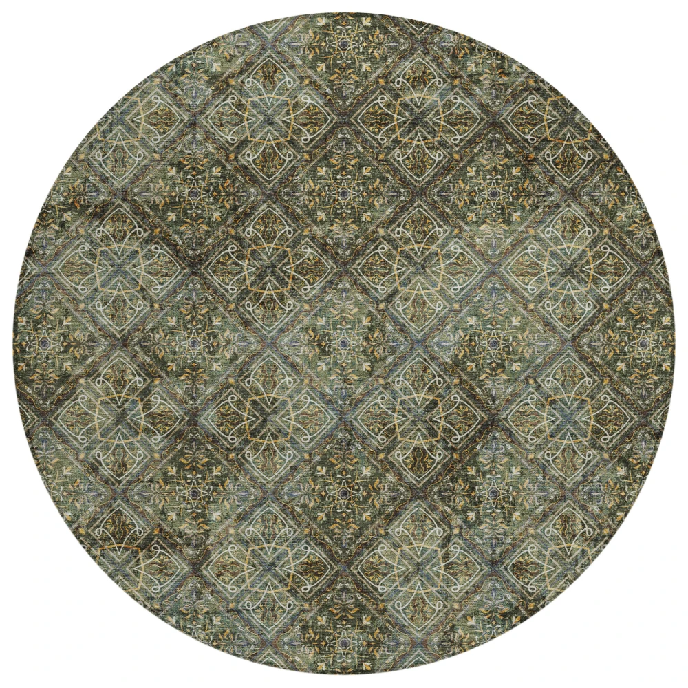 Chantille ACN2692 Olive 8' x 8' Rug
