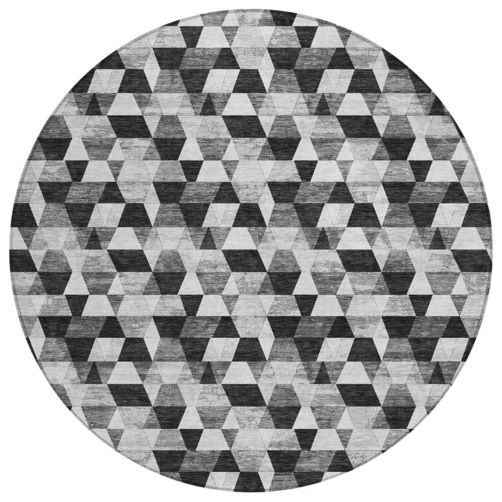 Chantille ACN2694 Black 8' x 8' Rug
