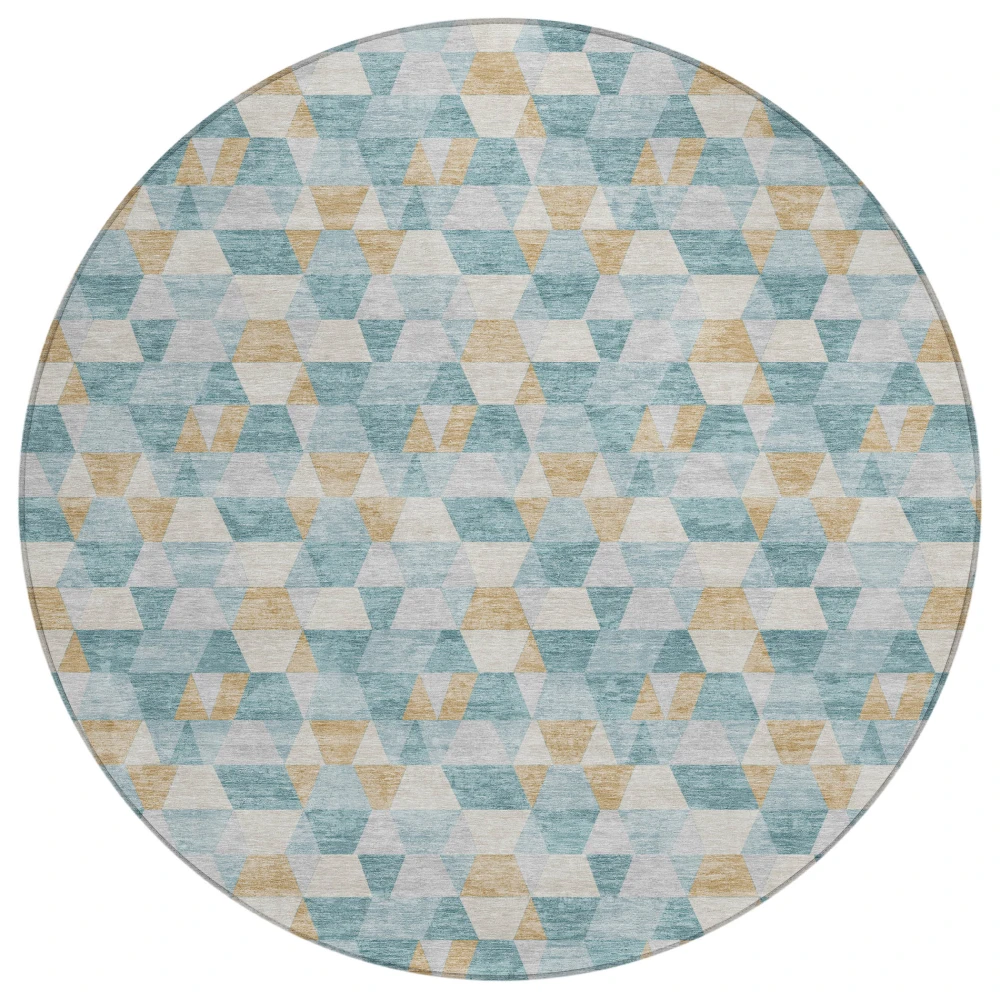 Chantille ACN2694 Teal 8' x 8' Rug
