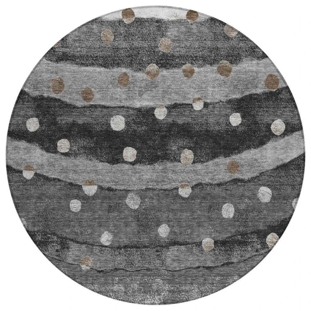 Chantille ACN2696 Black 8' x 8' Rug