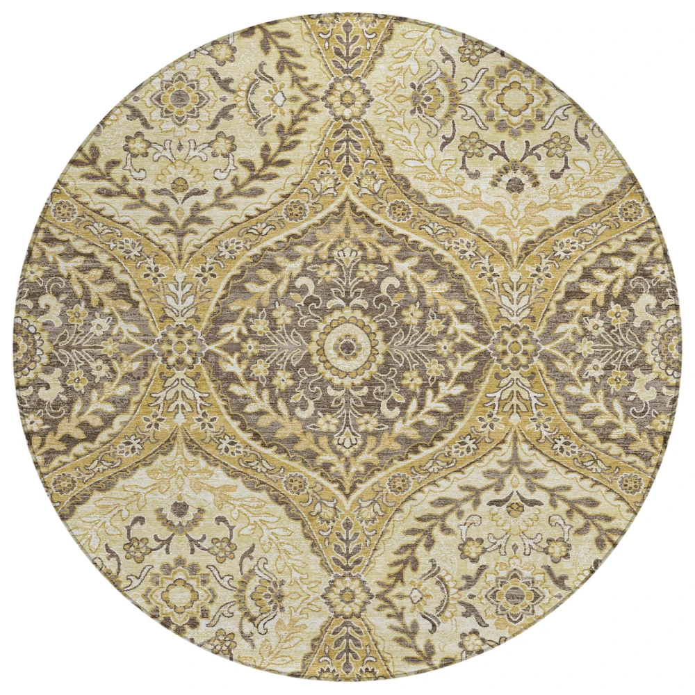 Chantille ACN2698 Gold 8' x 8' Rug