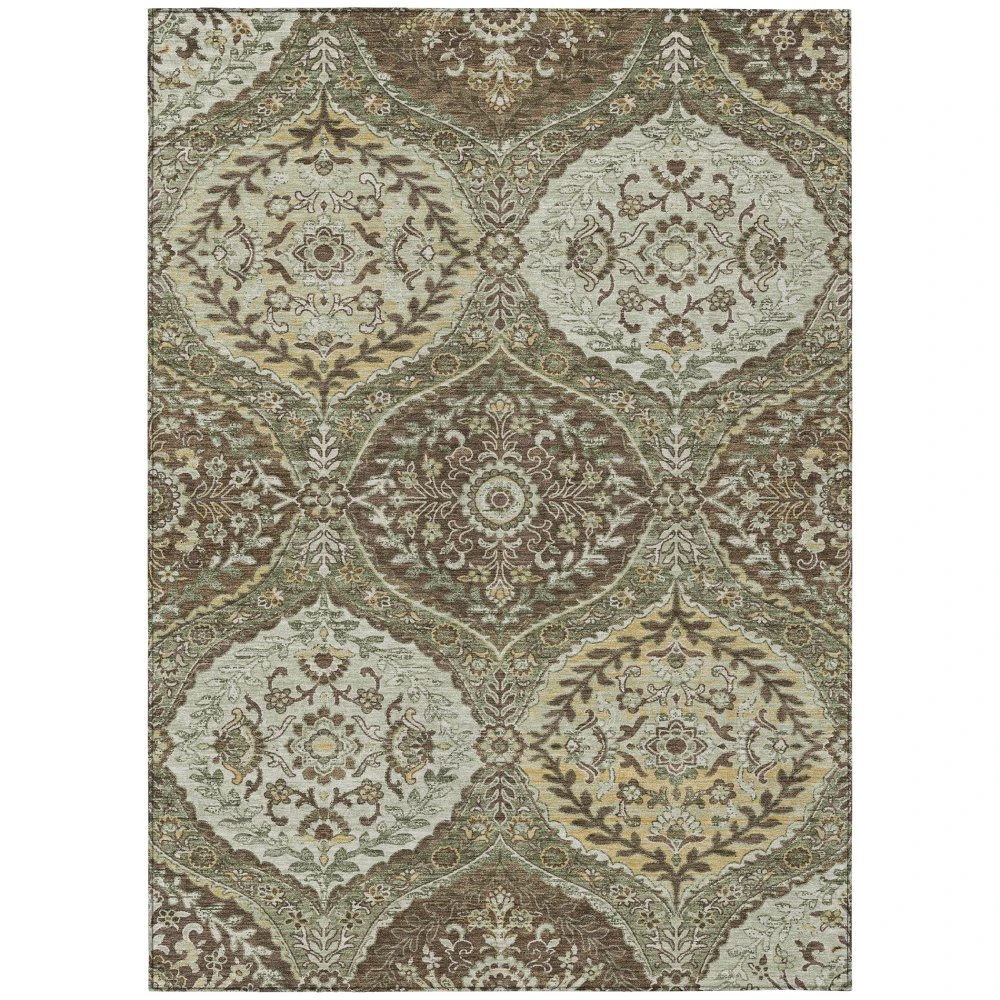 Chantille ACN2698 Olive 5' x 7'6