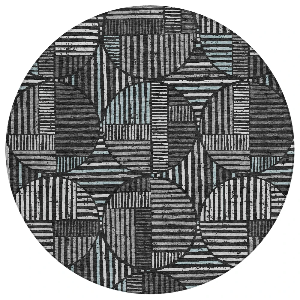 Chantille ACN2700 Black 8' x 8' Rug