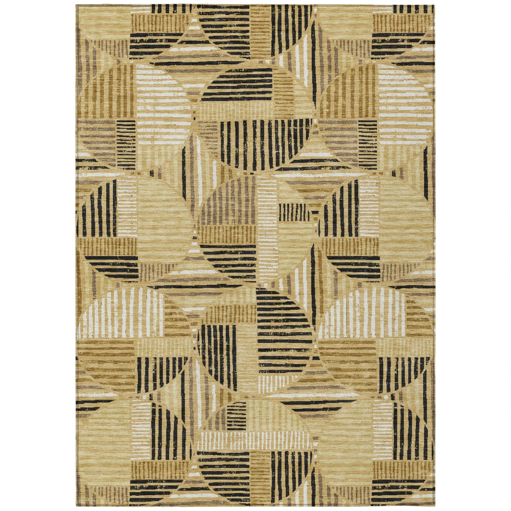 Chantille ACN2700 Gold 3' x 5' Rug