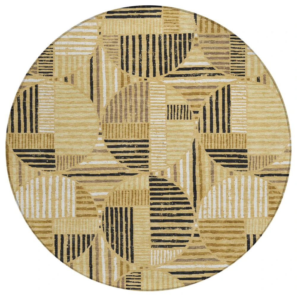 Chantille ACN2700 Gold 8' x 8' Rug