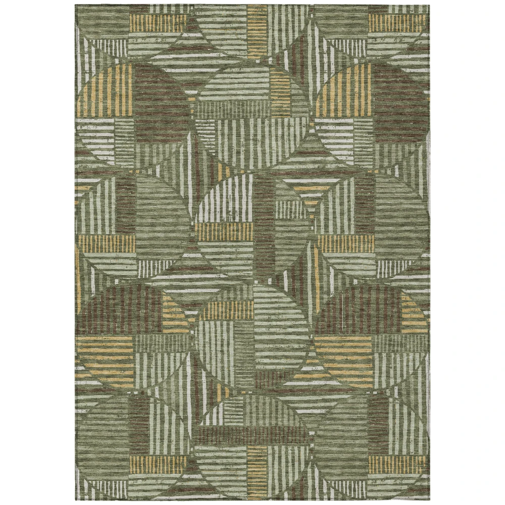 Chantille ACN2700 Olive 5' x 7'6