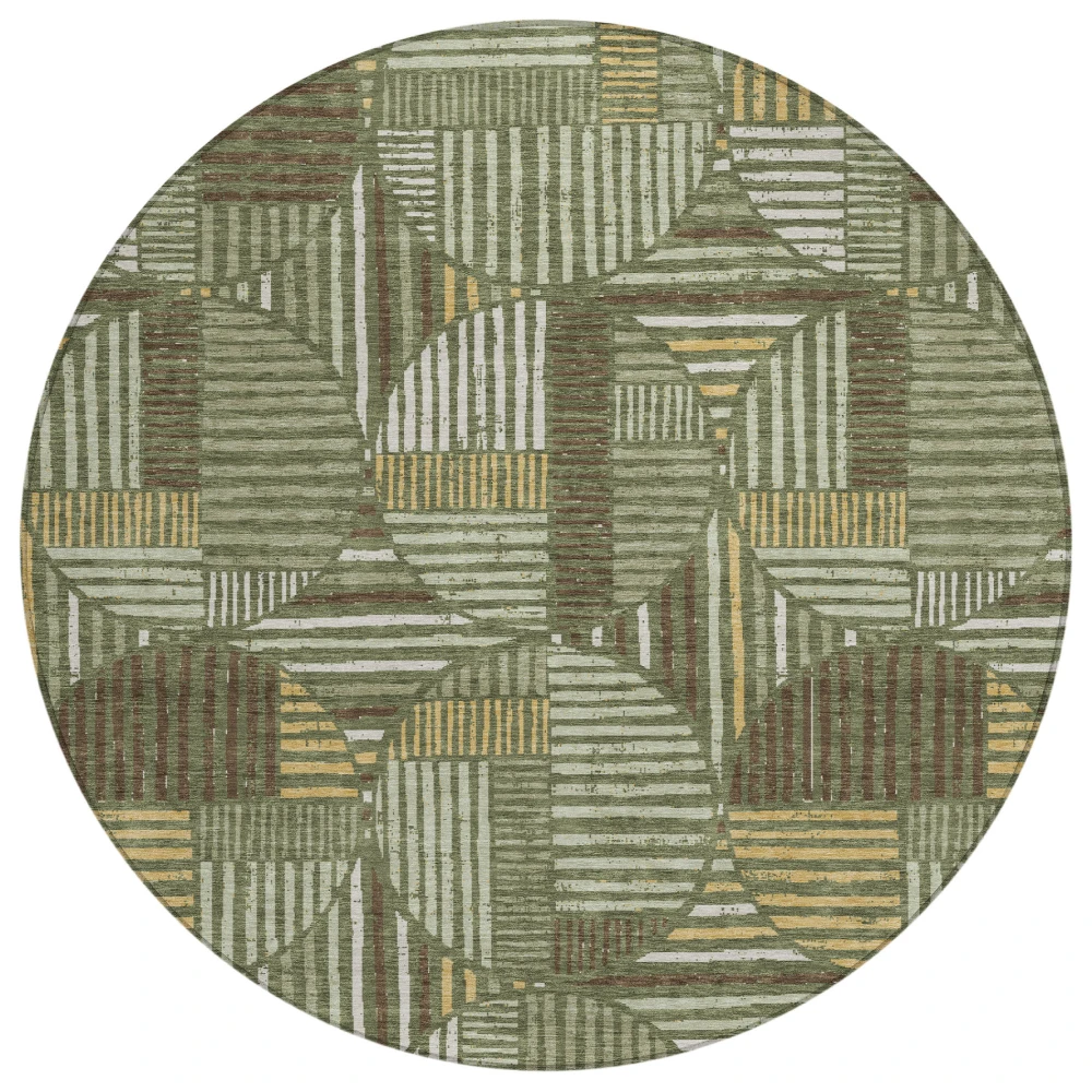 Chantille ACN2700 Olive 8' x 8' Rug