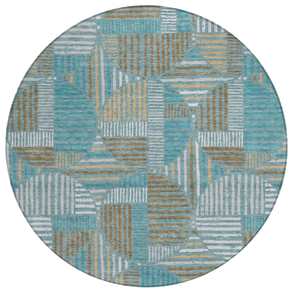 Chantille ACN2700 Teal 8' x 8' Rug