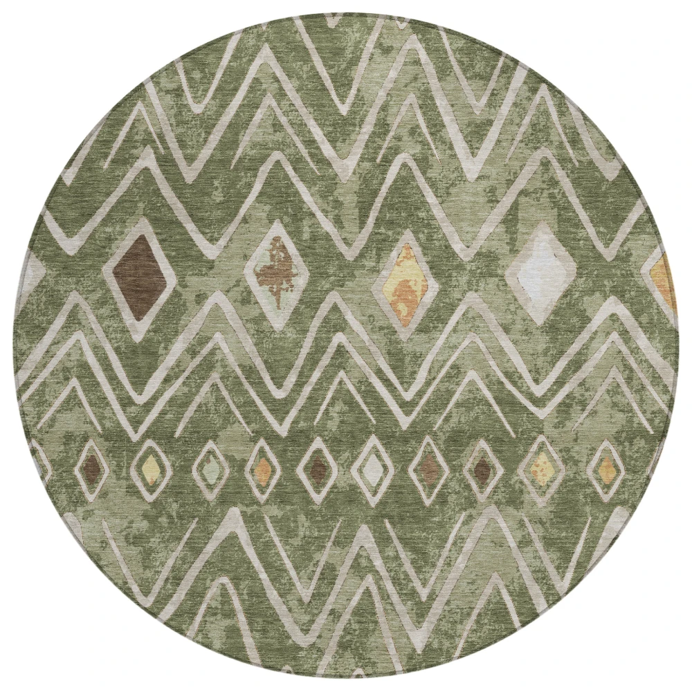 Chantille ACN2702 Olive 8' x 8' Rug