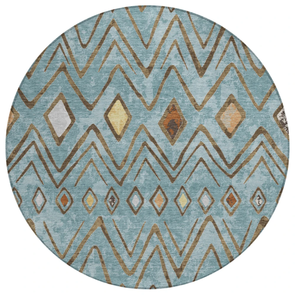 Chantille ACN2702 Teal 8' x 8' Rug