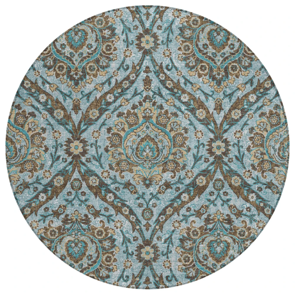 Chantille ACN2703 Teal 8' x 8' Rug
