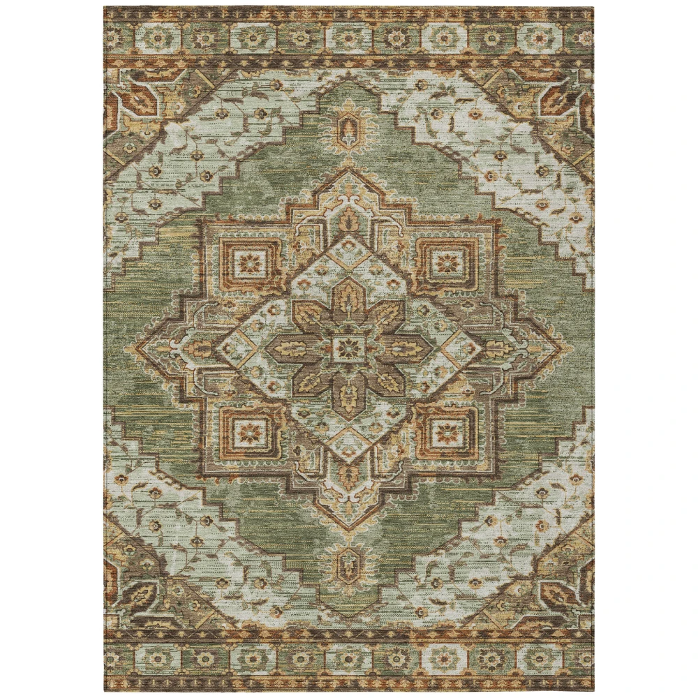 Chantille ACN2704 Olive 5' x 7'6