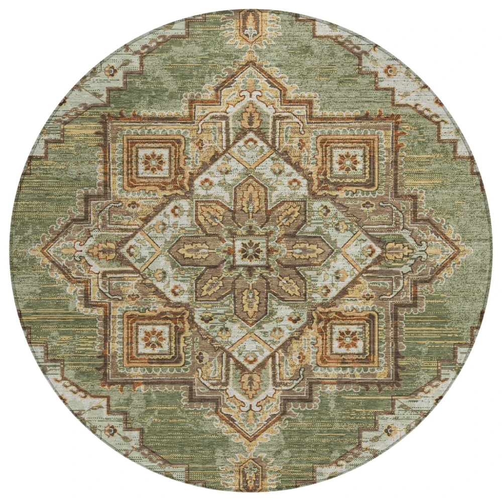 Chantille ACN2704 Olive 8' x 8' Rug