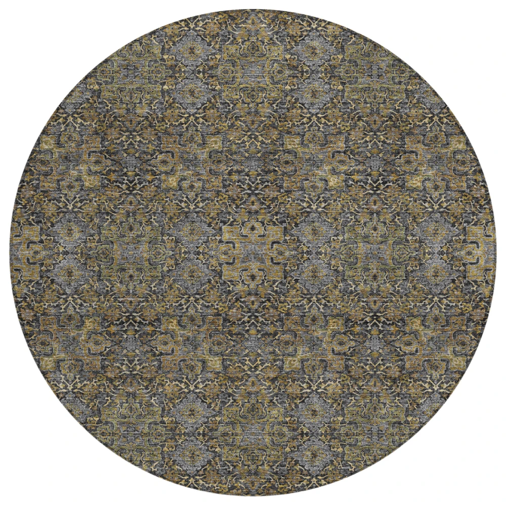 Chantille ACN2705 Black 8' x 8' Rug