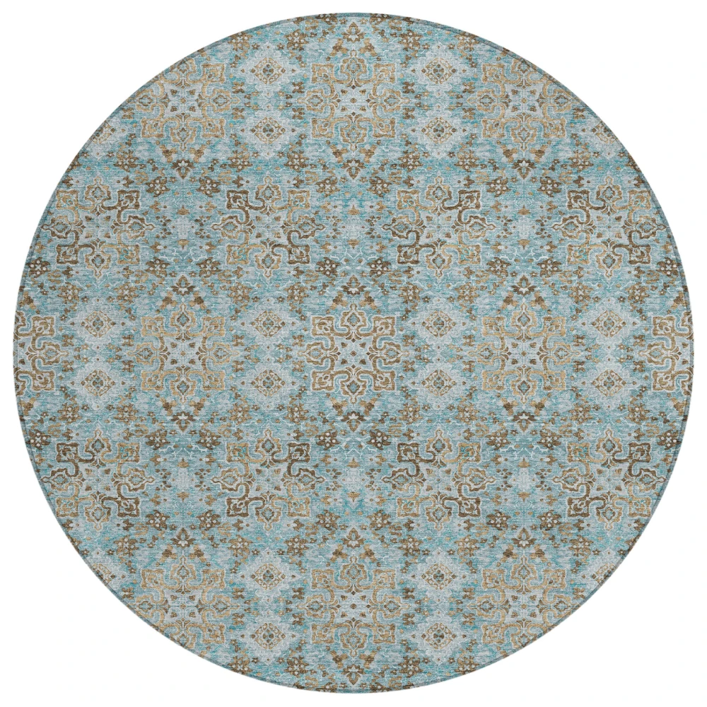 Chantille ACN2705 Teal 8' x 8' Rug
