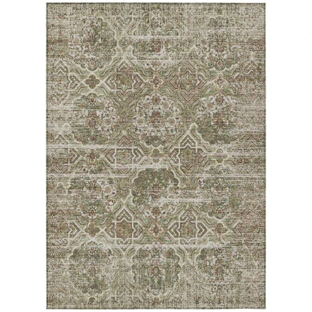 Chantille ACN2706 Olive 5' x 7'6