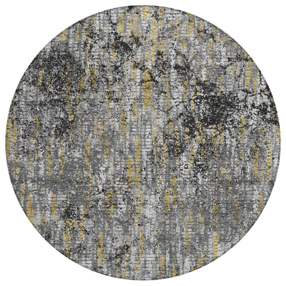 Chantille ACN2710 Black 8' x 8' Rug