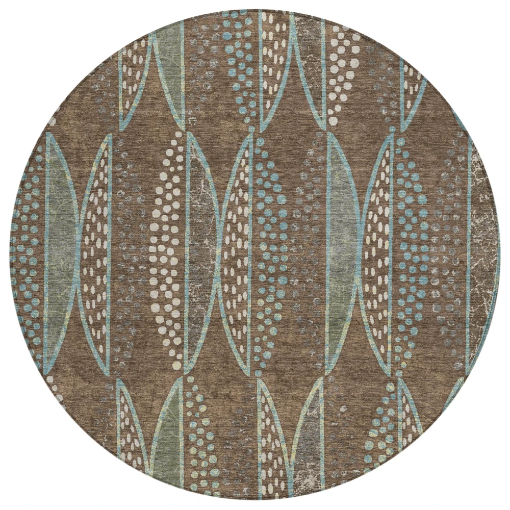 Chantille ACN2711 Brown 8' x 8' Rug