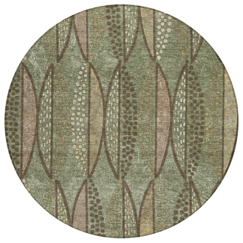 Chantille ACN2711 Olive 8' x 8' Rug