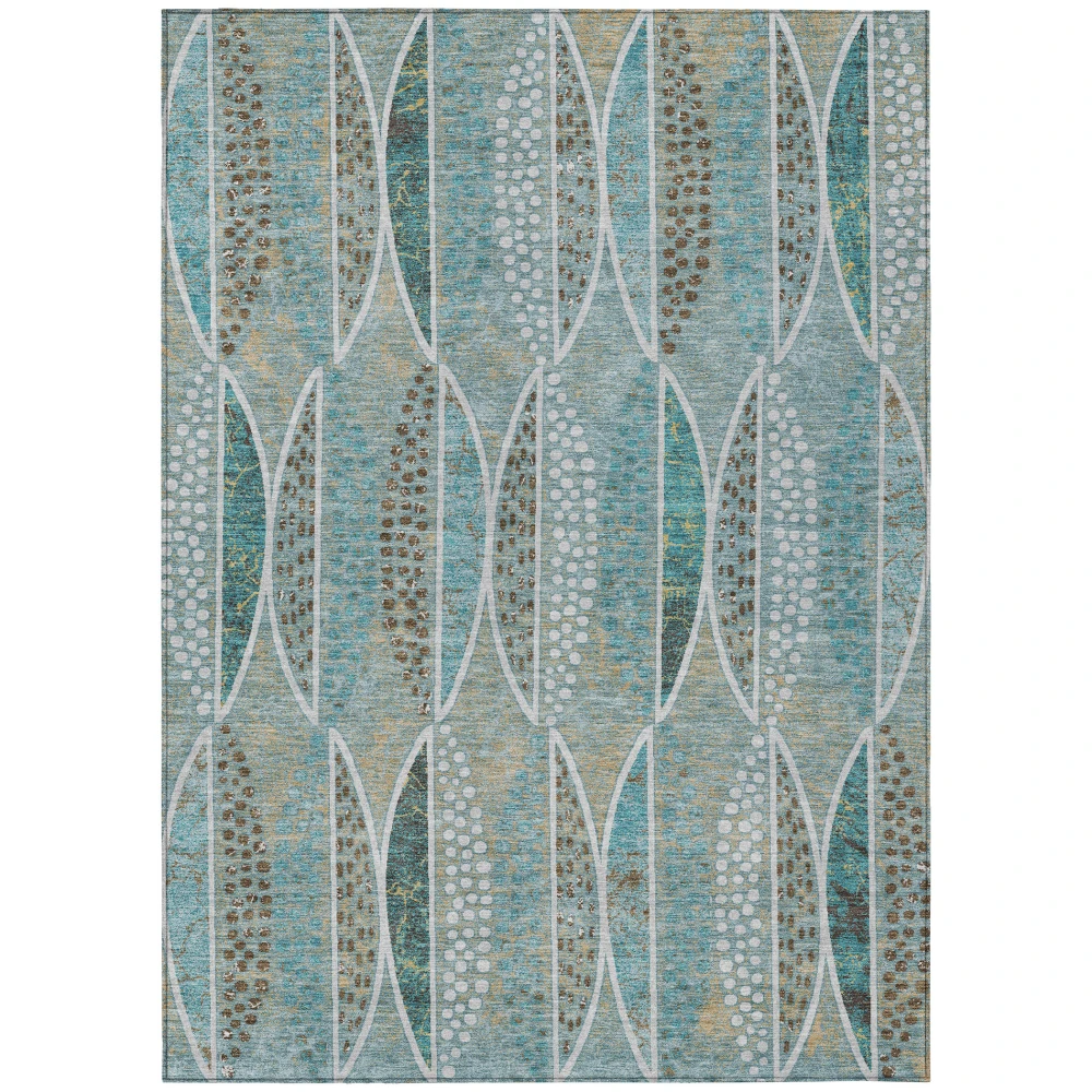 Chantille ACN2711 Teal 5' x 7'6