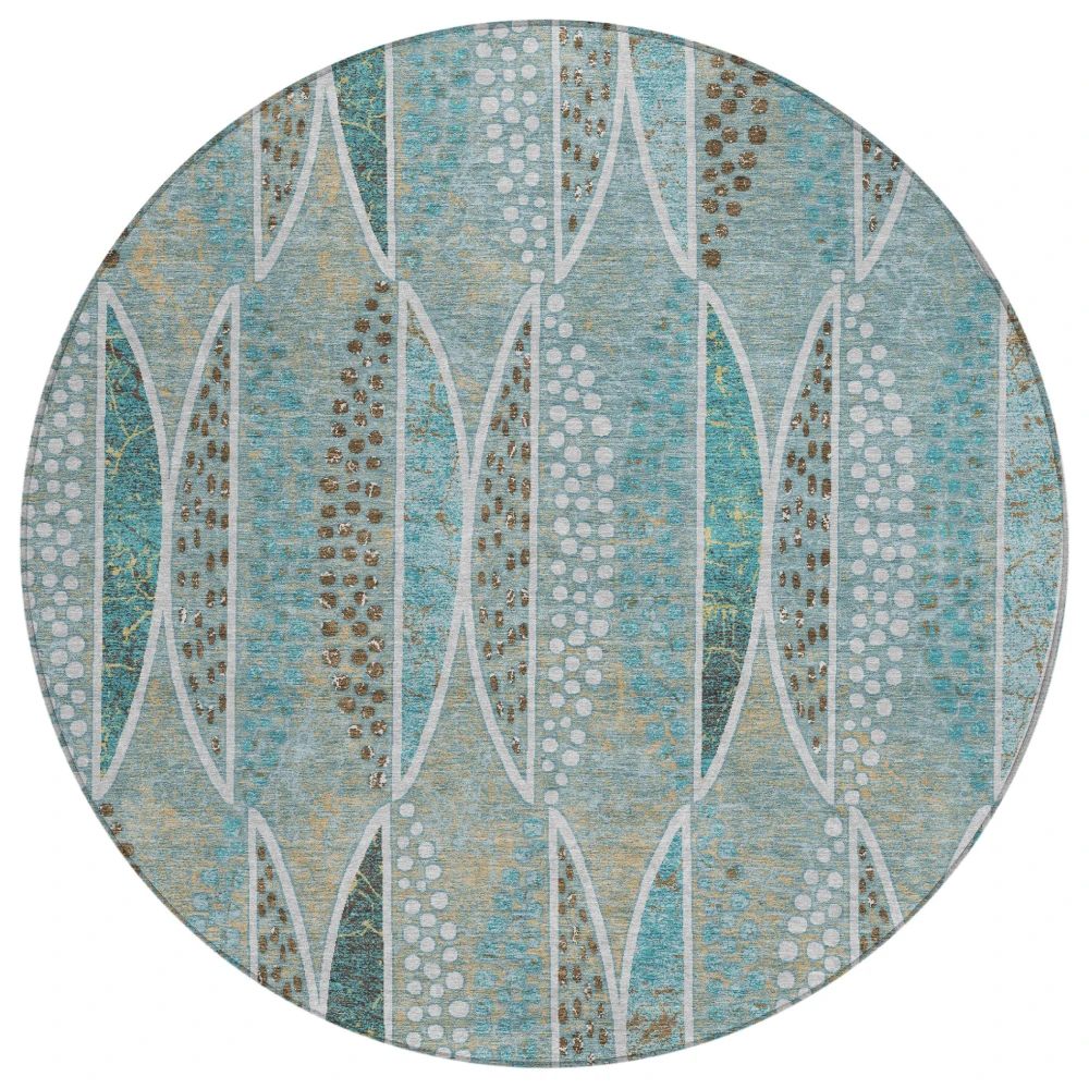 Chantille ACN2711 Teal 8' x 8' Rug