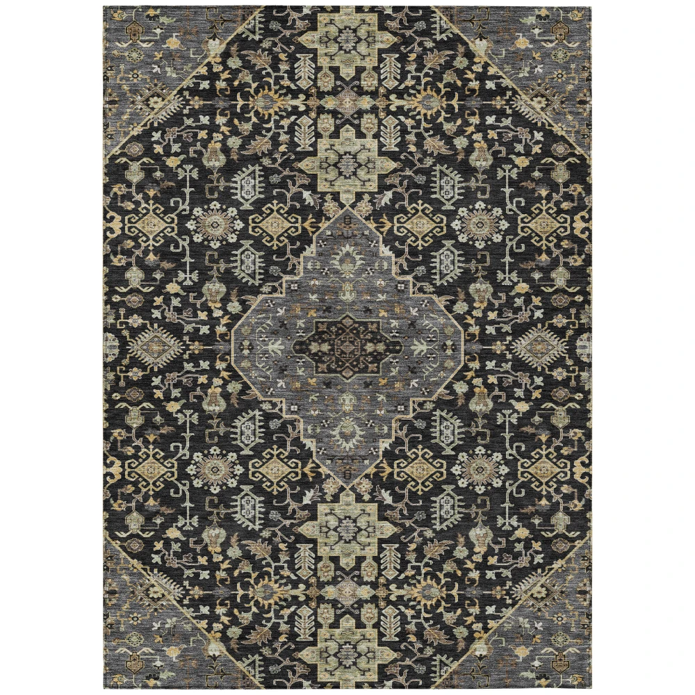 Chantille ACN2714 Black 3' x 5' Rug