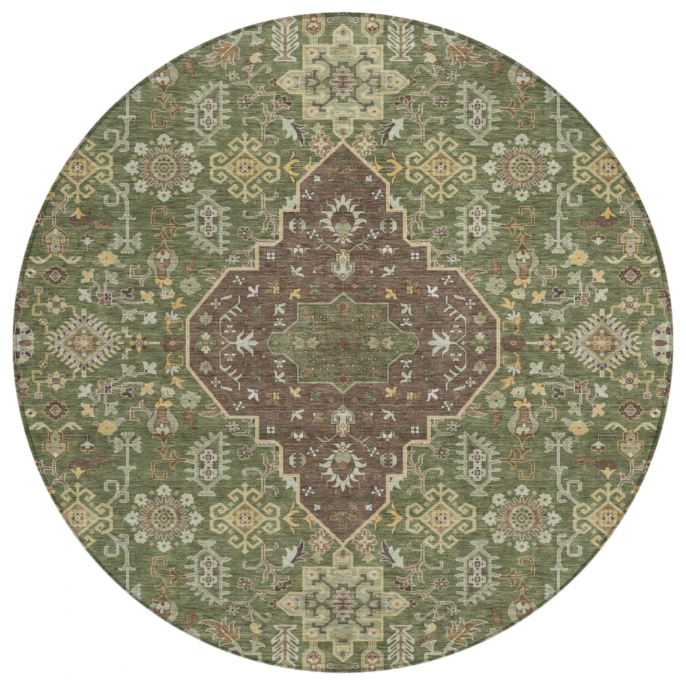 Chantille ACN2714 Olive 8' x 8' Rug