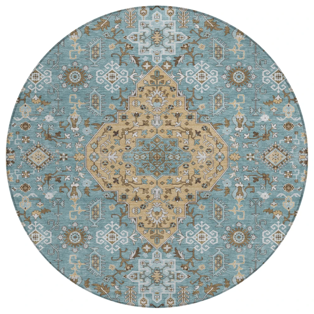 Chantille ACN2714 Teal 8' x 8' Rug