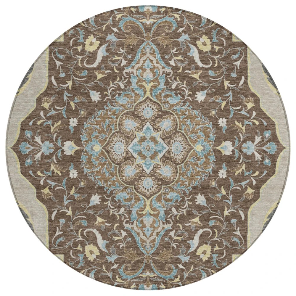 Chantille ACN2715 Brown 8' x 8' Rug