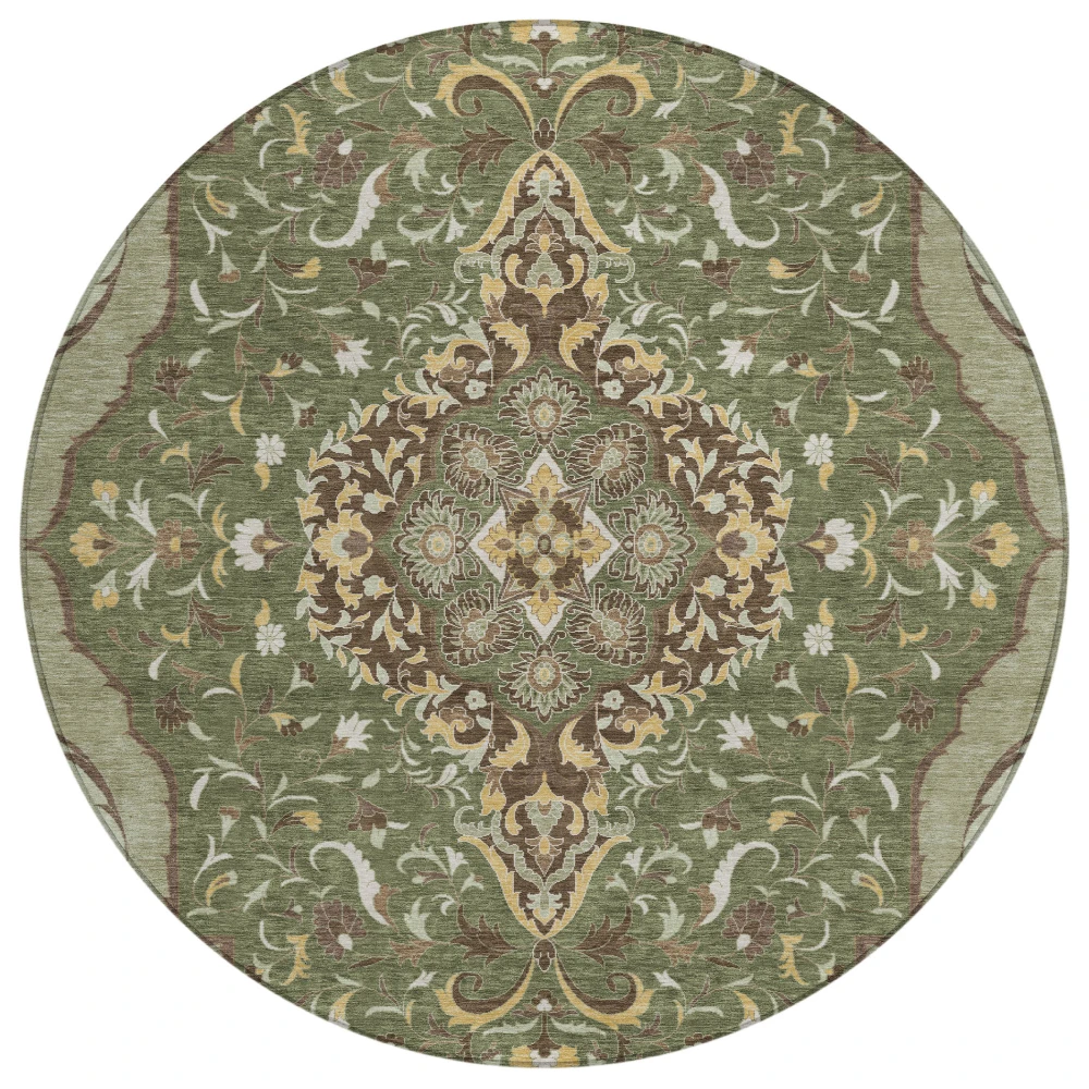 Chantille ACN2715 Olive 8' x 8' Rug