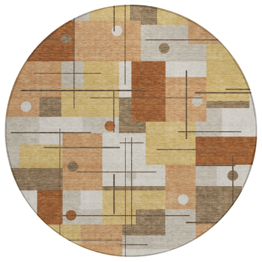 Chantille ACN2716 Copper 8' x 8' Rug
