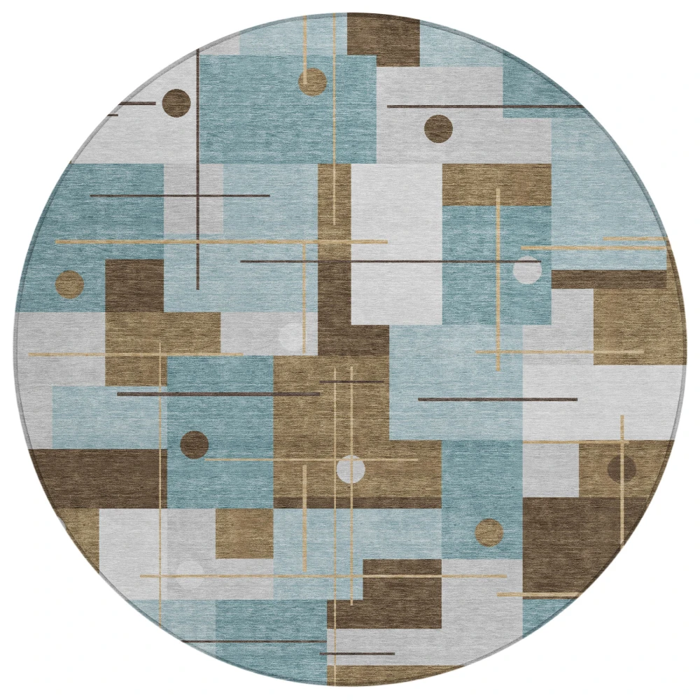 Chantille ACN2716 Teal 8' x 8' Rug