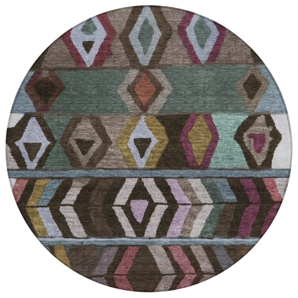 Chantille ACN2721 Brown 8' x 8' Rug