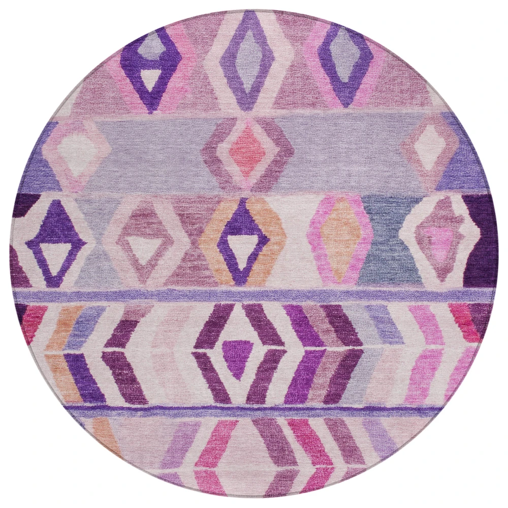 Chantille ACN2721 Purple 8' x 8' Rug