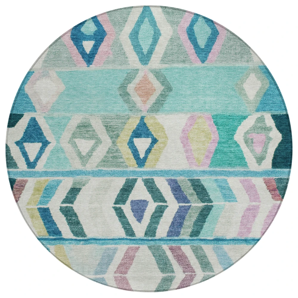 Chantille ACN2721 Teal 8' x 8' Rug