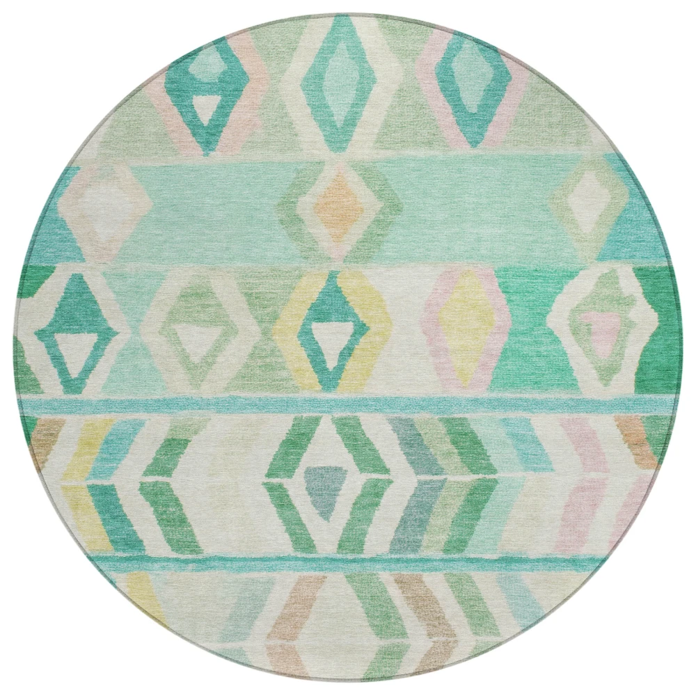 Chantille ACN2721 Turquoise 8' x 8' Rug