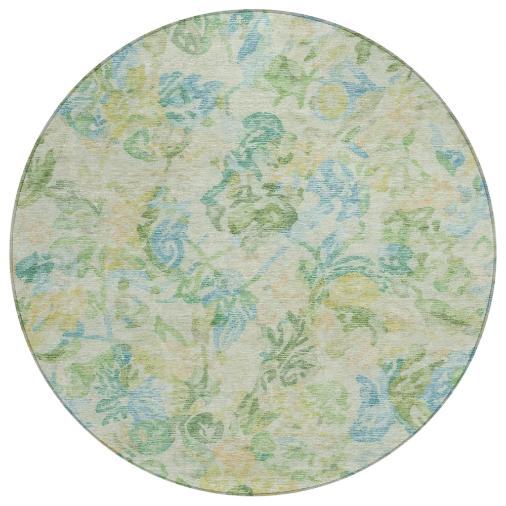 Chantille ACN2723 Yellow 8' x 8' Rug
