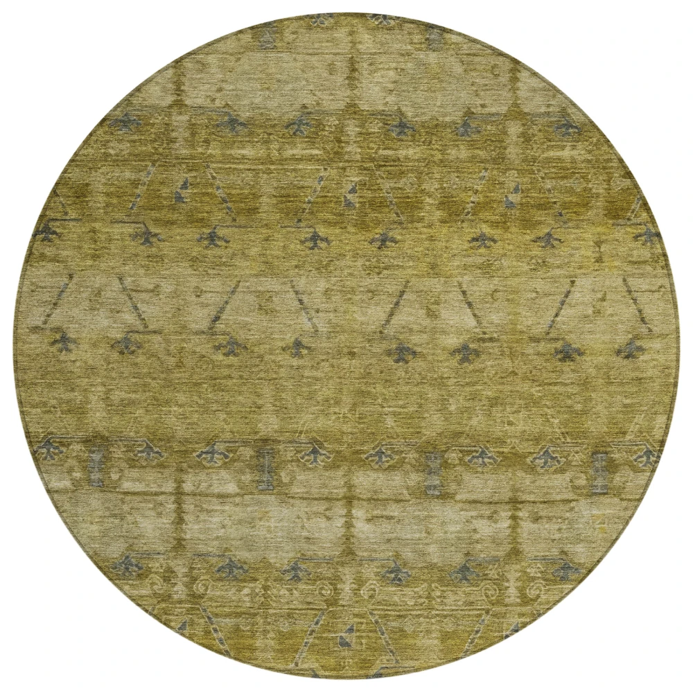 Chantille ACN2724 Gold 8' x 8' Rug