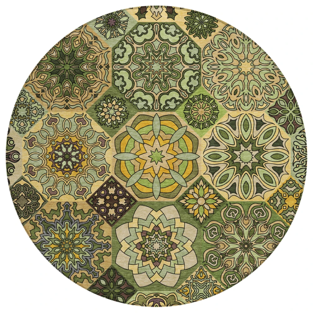 Chantille ACN2729 Green 8' x 8' Rug