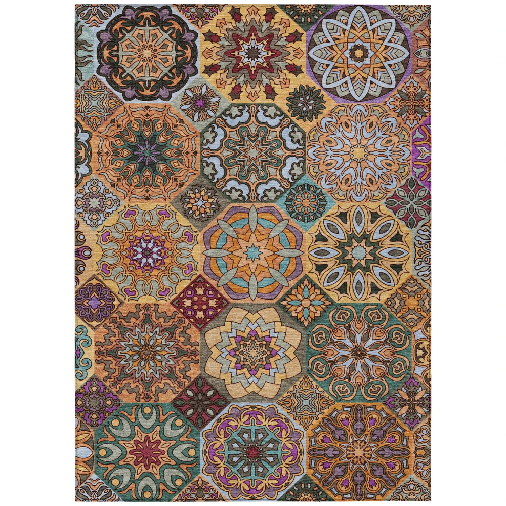 Chantille ACN2729 Orange 3' x 5' Rug