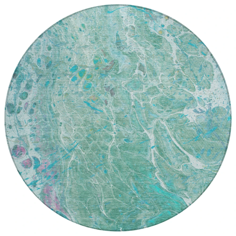 Chantille ACN2731 Turquoise 8' x 8' Rug